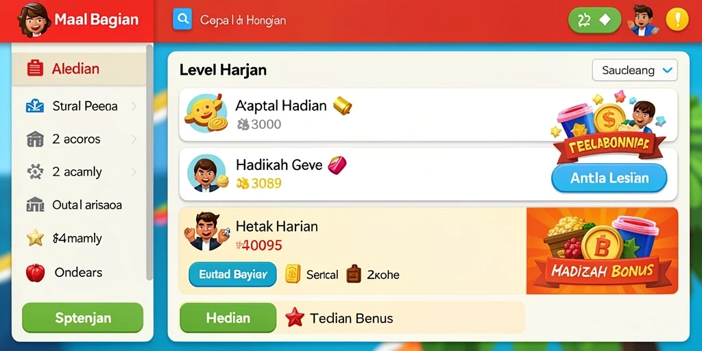 Mode multiplayer yang memungkinkan bermain dengan teman.